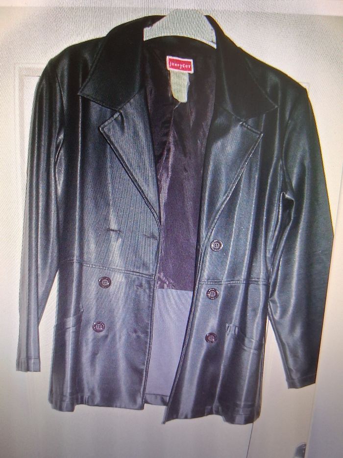 Veste simili " jennyfer "noir " t- 38"