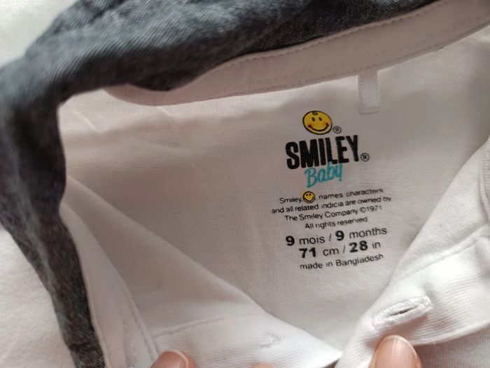 T shirt smiley 9m tbe - photo numéro 2