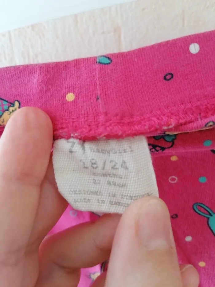 Leggings rose 18 24 mois zy baby girl - photo numéro 2