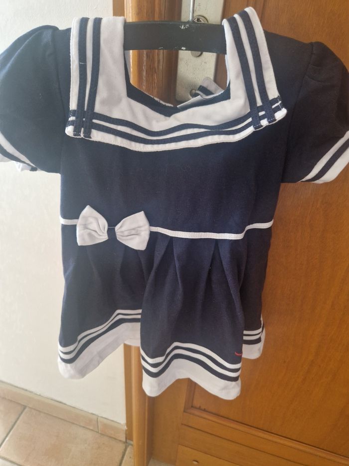 Robe style marin bleu 6 mois
