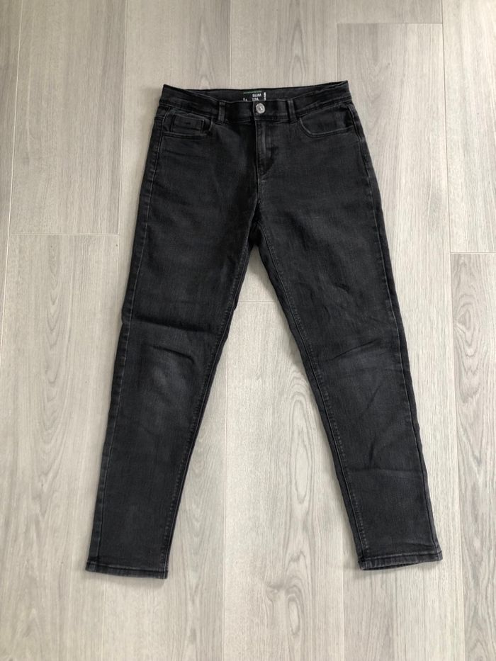Jeans fille 12 ans slim noir kiabi