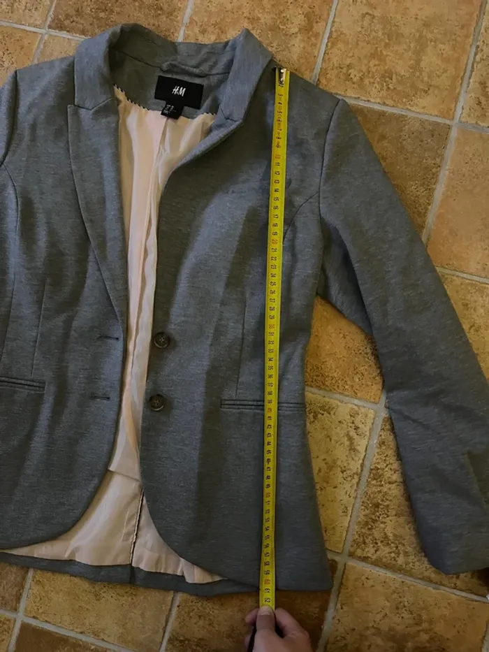 Veste blazer gris - photo numéro 13