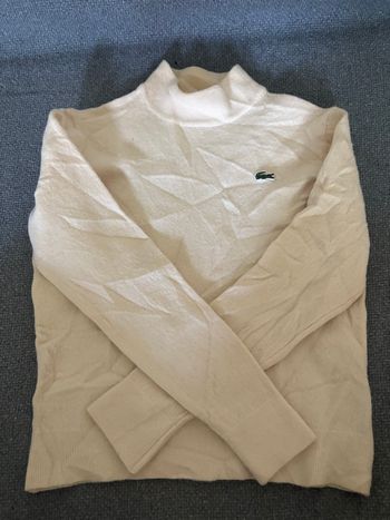 Pull Lacoste crème 