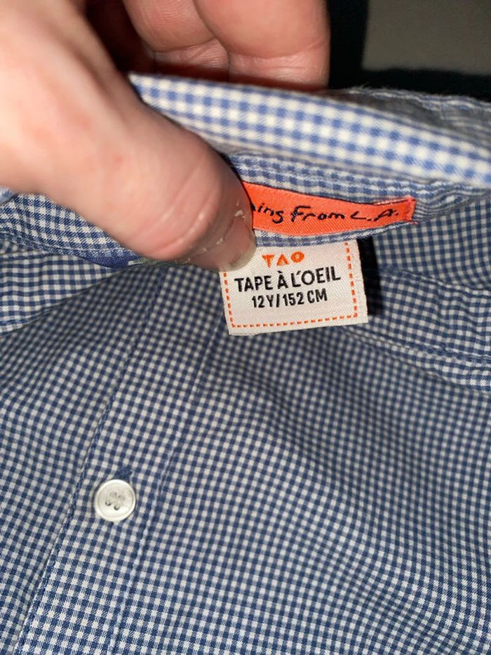 Chemise 12 ans tape à l’œil - photo numéro 3