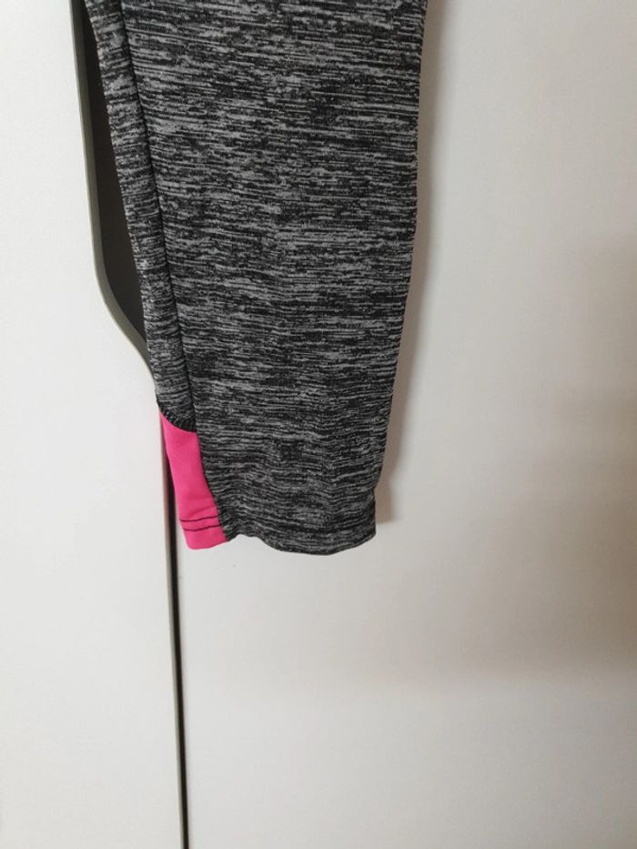 Legging gris chine/ rose S/M - photo numéro 5