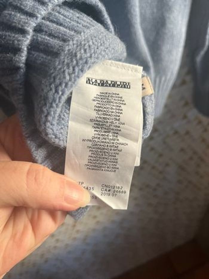 Pull bleu gris - photo numéro 3