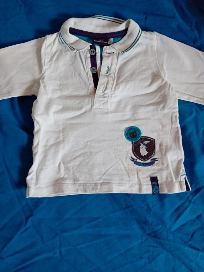 Lot bodies / manteaux / tshirt/ pull garçons 6 mois - photo numéro 6