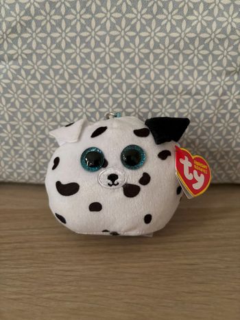 Porte-Clefs Fetch Le Chien Dalmatien "The Squishy Beanies Collection"