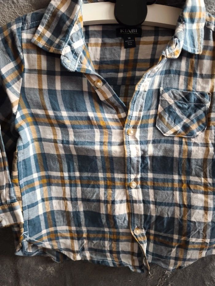 Chemise a carreaux taille 18 mois neuf - photo numéro 3