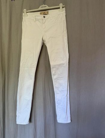 Jeans blanc, Super Skinny, Hollister, taille 27