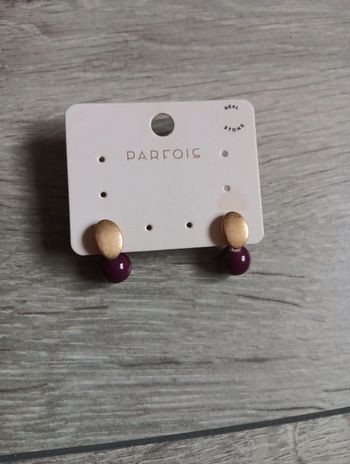 Boucles d'oreille neuves marque Parfois