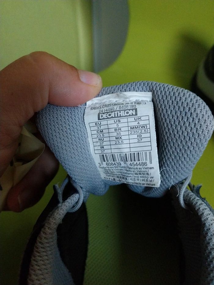 Chaussures de randonnée garçon quechua 37 - photo numéro 5