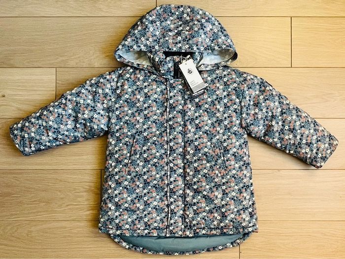 Doudoune fleurie chaude et déperlante avec capuche rétractable Petit bateau T-6 ans - photo numéro 2