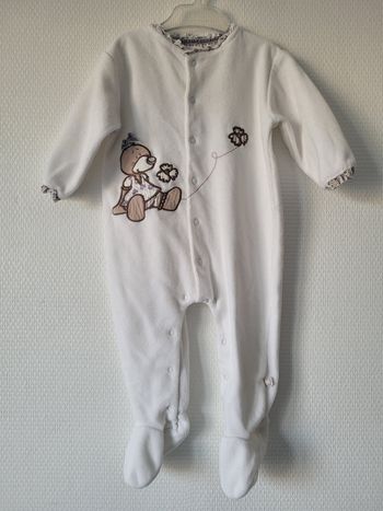 Pyjama velours Noukie's 6 mois TBE