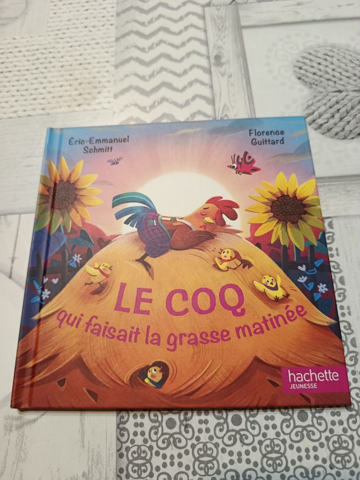 Livre " Le coq qui faisait la grasse matinée"