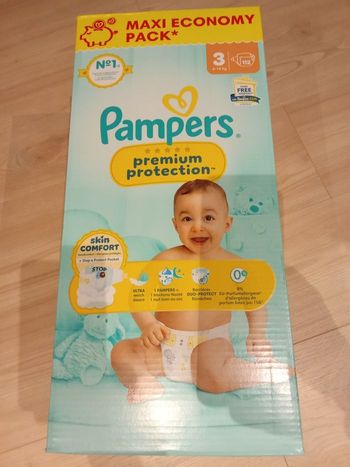 Couches Pampers taille 3 premium