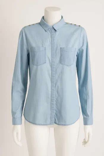 Chemise femme bleu clair – Taille M