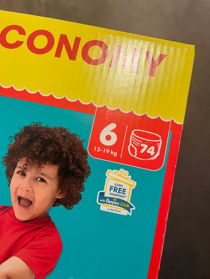 Pampers taille 6 pants maxi pack (2 cartons) - photo numéro 2