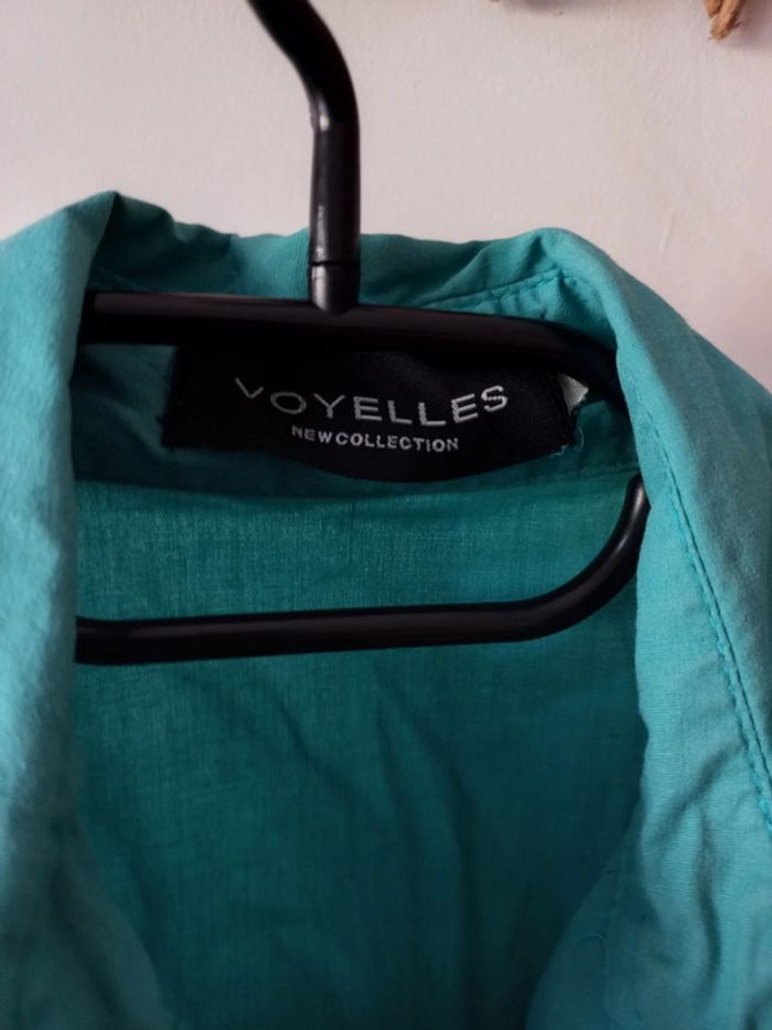 Chemise bleu/vert - photo numéro 3