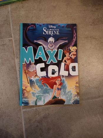 Livre coloriage : La petite Sirène