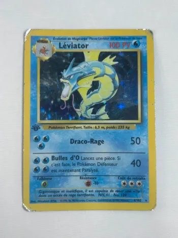 Léviator 1ère Édition 6/102 Set de Base Holo
