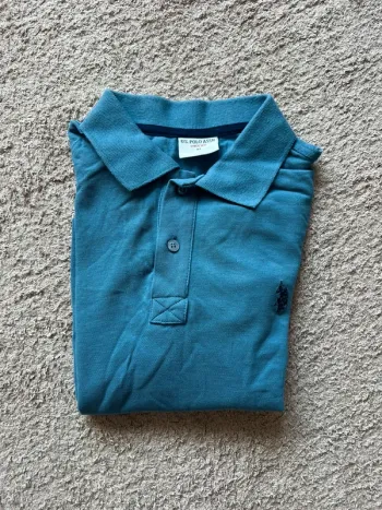 polo pour homme bleu taille M