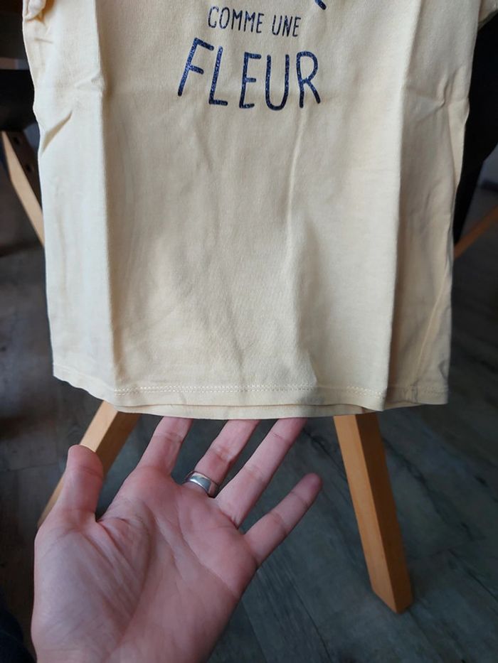 Tee-shirt manches courtes Vertbaudet 4 ans jaune - photo numéro 6