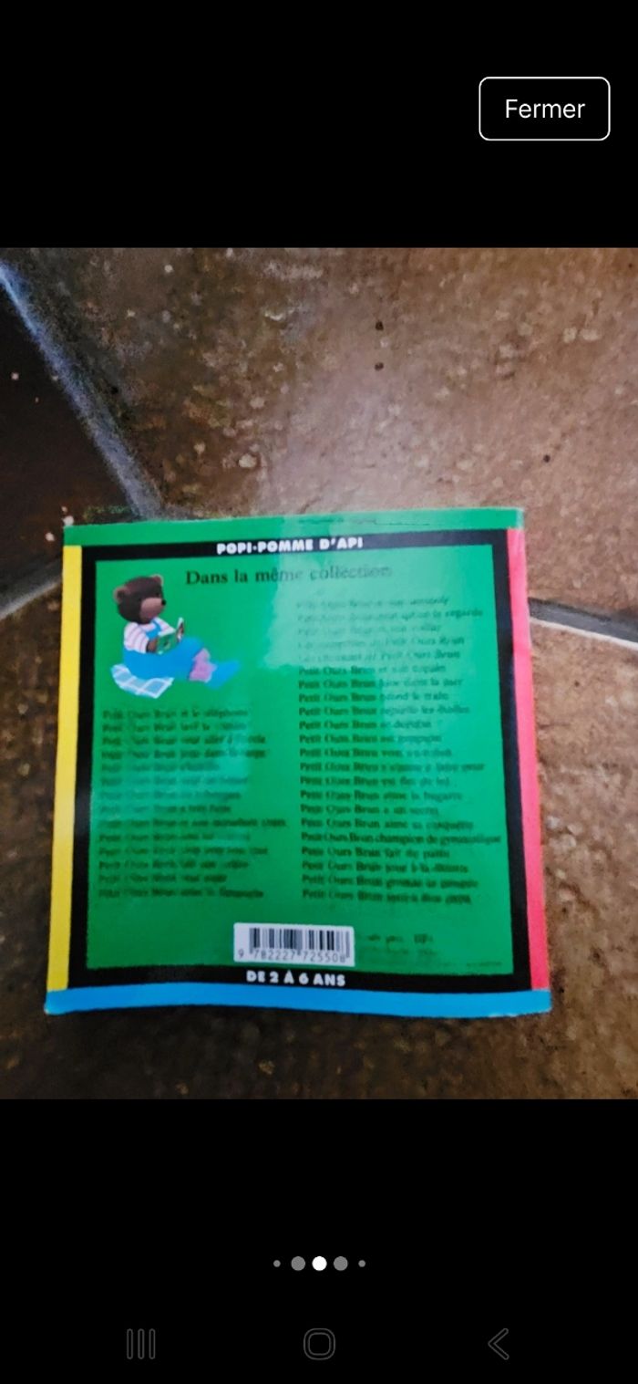 Lot de 2 Livres pour tout petit "petit ours brun" - photo numéro 4