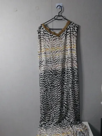 Longue robe imprimée