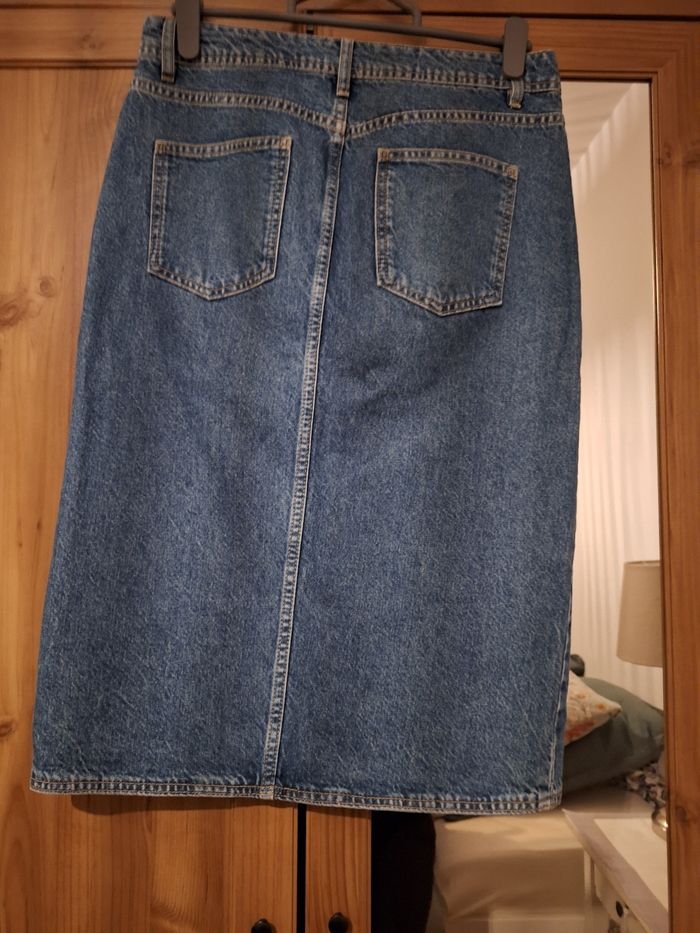 Jupe longue en jeans - photo numéro 2