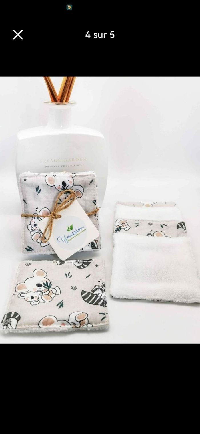 Lingettes Lavables, lingettes démaquillantes - photo numéro 2