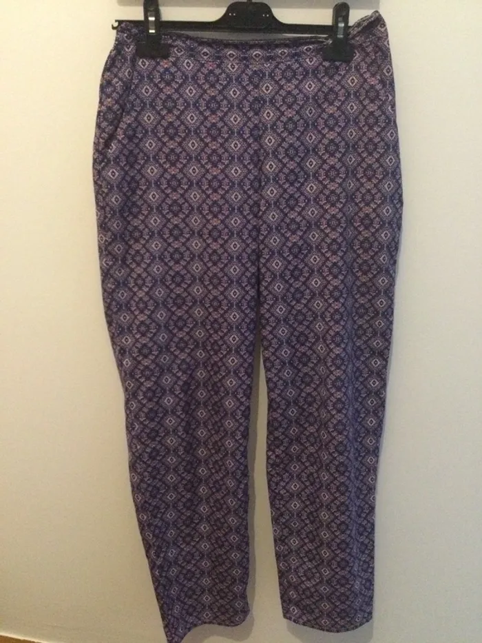 Pantalon d’été léger à motifs taille 36 - photo numéro 4