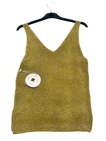 Débardeur pailleté kaki T.U