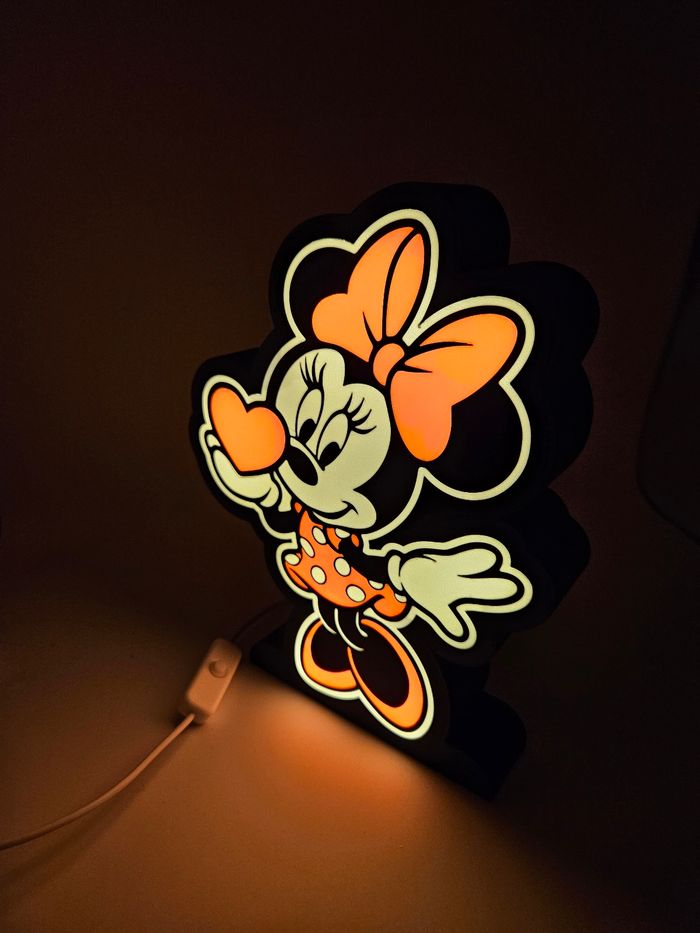 Lampe lumineuse à led disney minnie