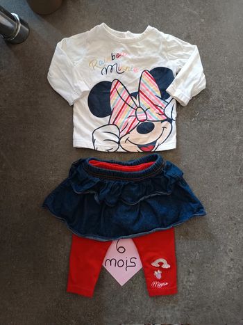 Ensemble 3 pièces Minnie 6 mois
