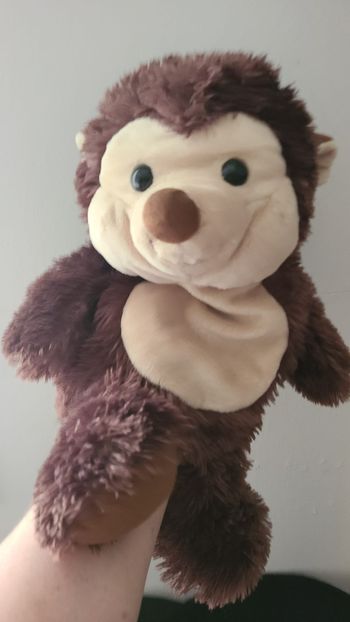 doudou marionnette hérisson lascar