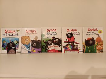 5 livres Splat de nathan