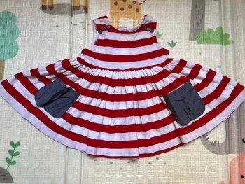 Robe d’été à rayures