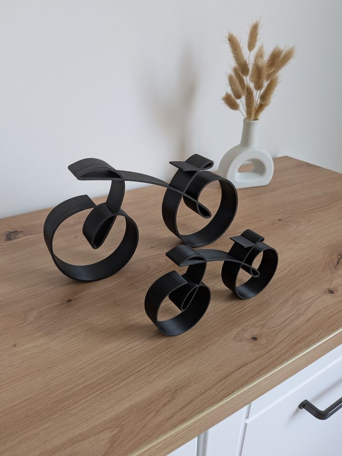 2 vélo en 3d à poser pour décoration - photo numéro 3