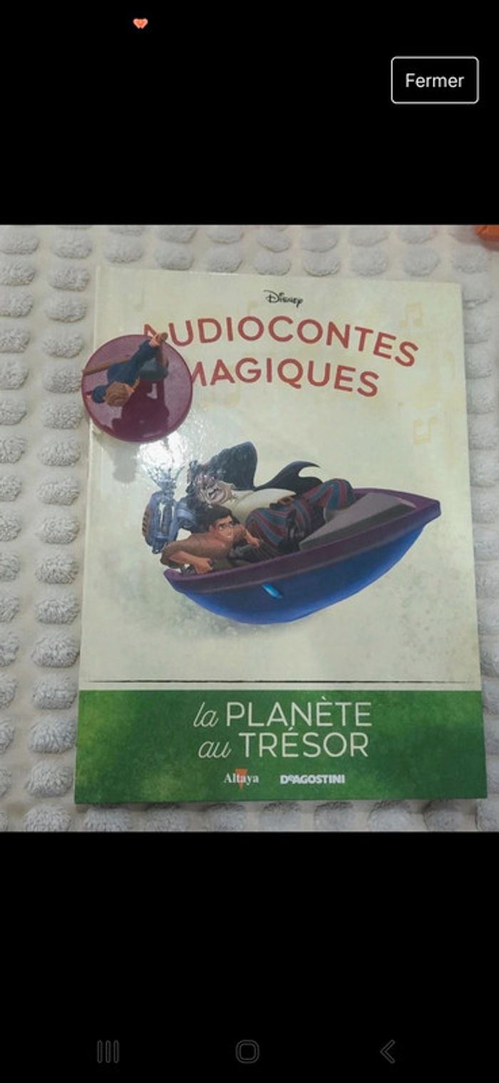 72ēme audioconte altaya deagostini livre&figurine disney audio compte comte magique magic