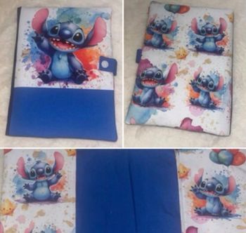 Protege carnet de santé Stitch 