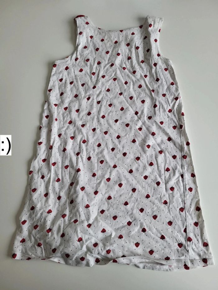 Chemise de nuit débardeur fraises 10 ans - photo numéro 5