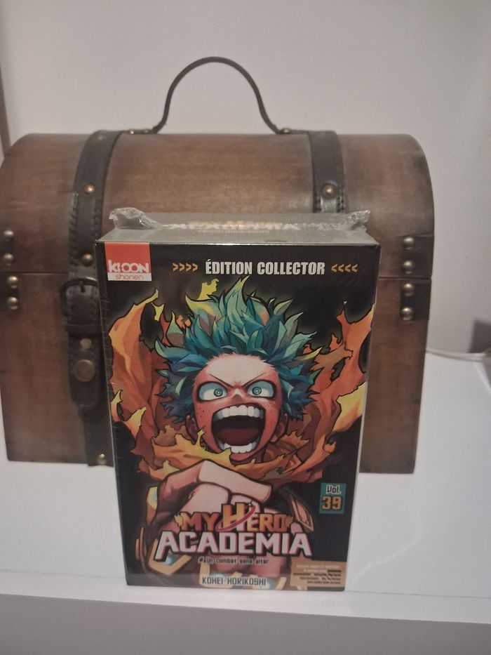 Coffret collector manga My Hero Academia tome 39 édition limitée