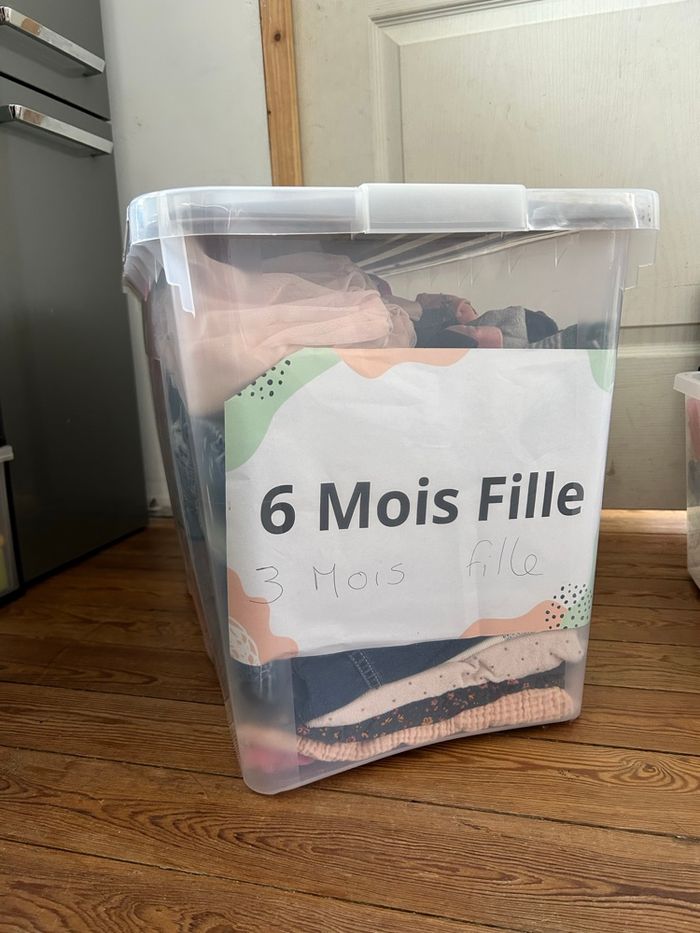 Gros lot vêtements fille de naissance à 12mois - photo numéro 5