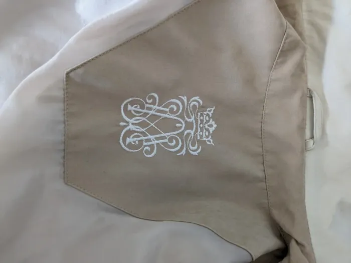 Trench mi-long C&A - beige et crème. - photo numéro 6