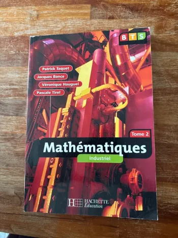 Livre mathématiques, industriel
