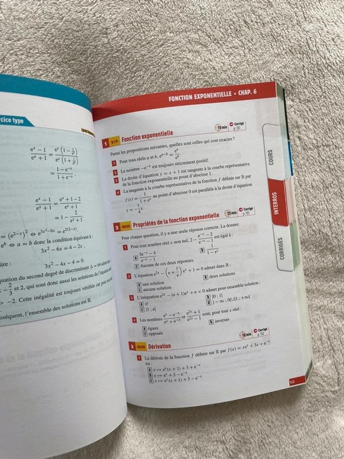 Livre manuel scolaire prépa bac terminale S (maths) - photo numéro 8