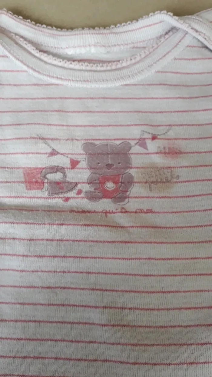 Lot 5 Bodys ML 12 Mois - photo numéro 5