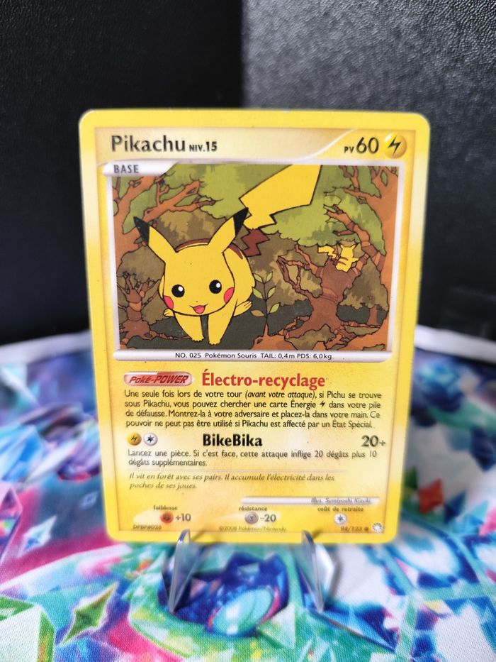 Carte pokémon 🇨🇵 Pikachu 94/123 diamant et perle - photo numéro 2