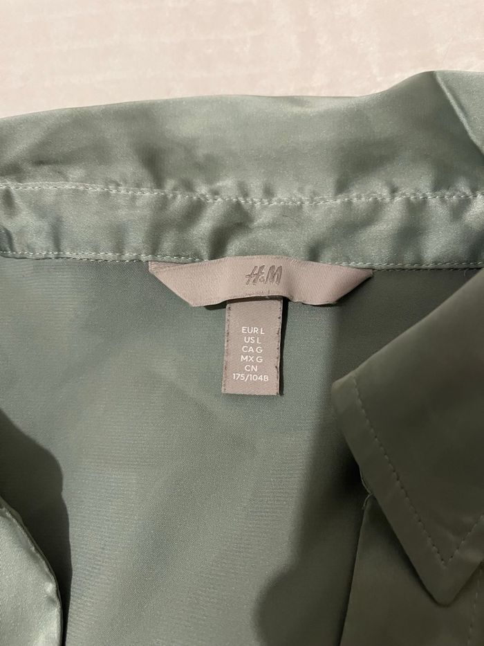 Lot de deux chemises vertes H&M - photo numéro 4